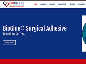 Site da Empresa BioCardio.