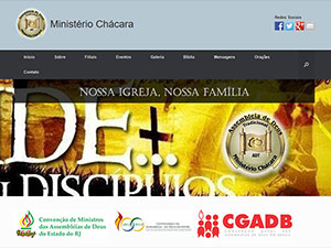 Site da Igreja Ministério Chácara.